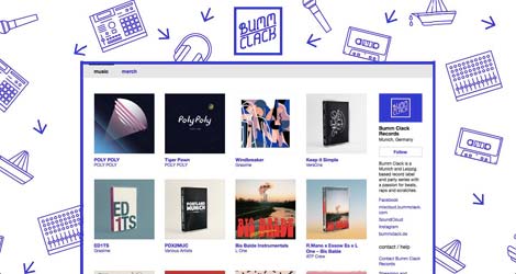 Bumm Clack Records Records Bandcamp page