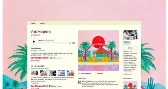 Malphino Bandcamp page