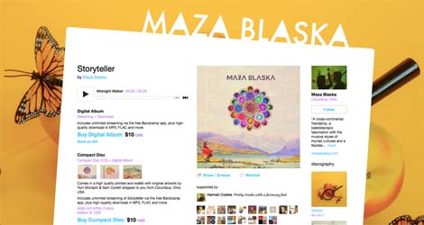Maza Blaska Bandcamp page